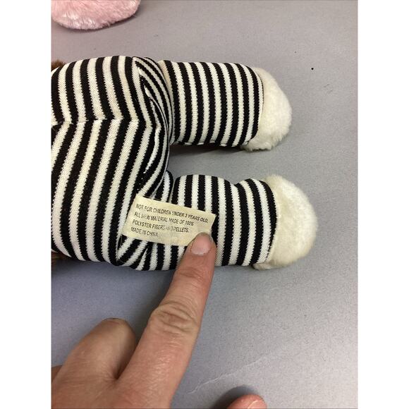 Set Of 5 Vintage Plush Bears/Cabbage Patch Dog - Alcatraz, PA Commonwealth Bears - Picture 5 of 16